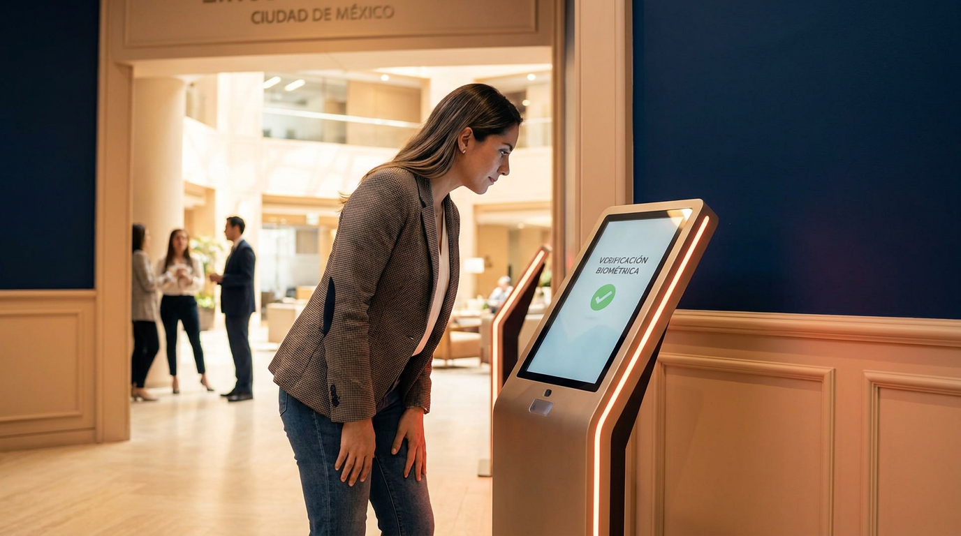 Biometría facial y geolocalización
